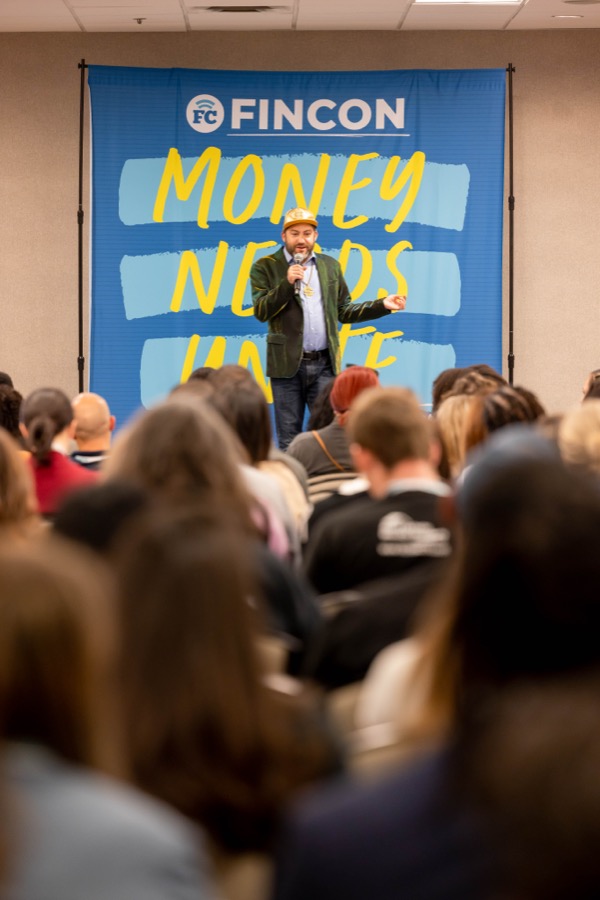 Eric Rosenberg speaking at FinCon 2024